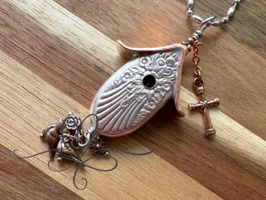 🐦Silverware Birdhouse Necklace · Made From Authentic Silver-Plated, Vintage Silverware✨
