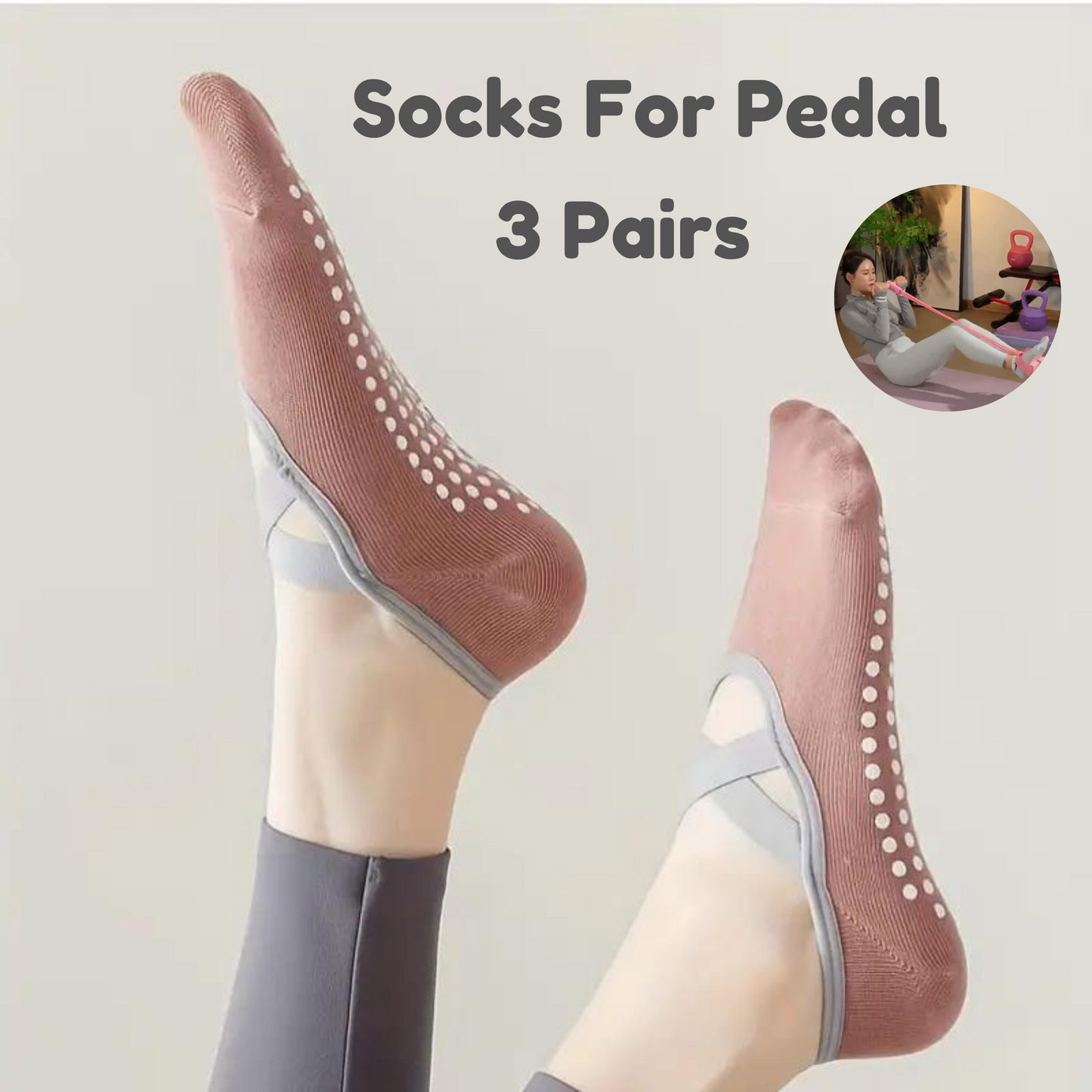 š„One Time Offer : 3 Pairs Socks For Pedal Puller