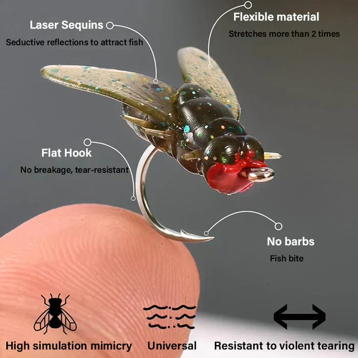 RoboFlies- My Realistic Flies for Big Catches! 🐟🎣 (Box of 20 flies)