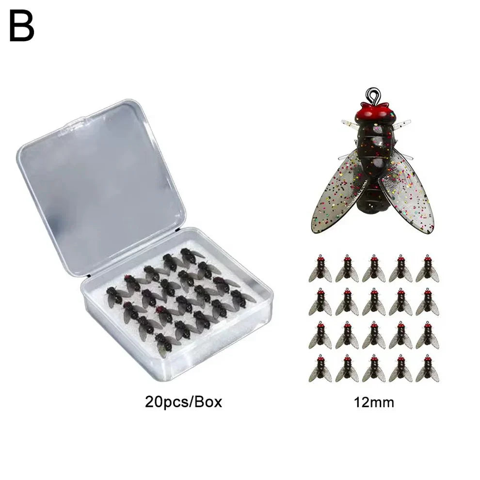 RoboFlies- My Realistic Flies for Big Catches! 🐟🎣 (Box of 20 flies)