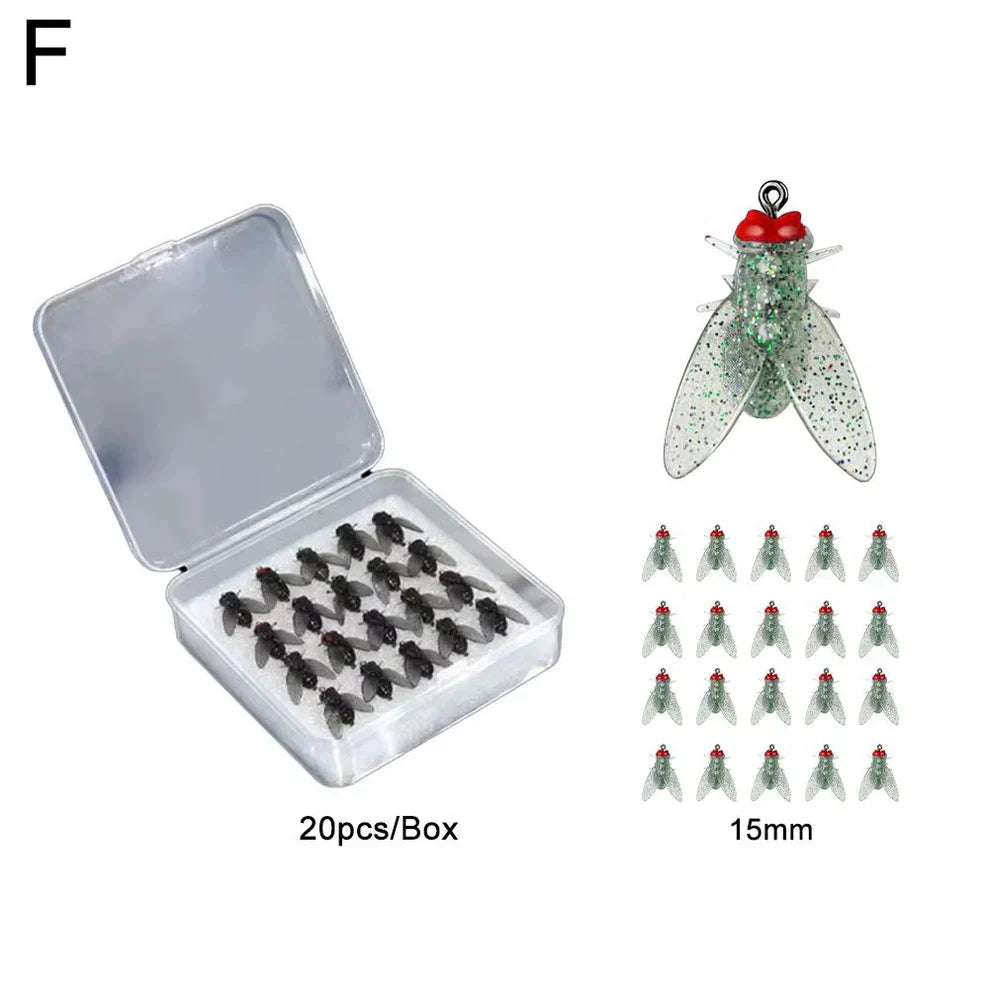RoboFlies- My Realistic Flies for Big Catches! 🐟🎣 (Box of 20 flies)