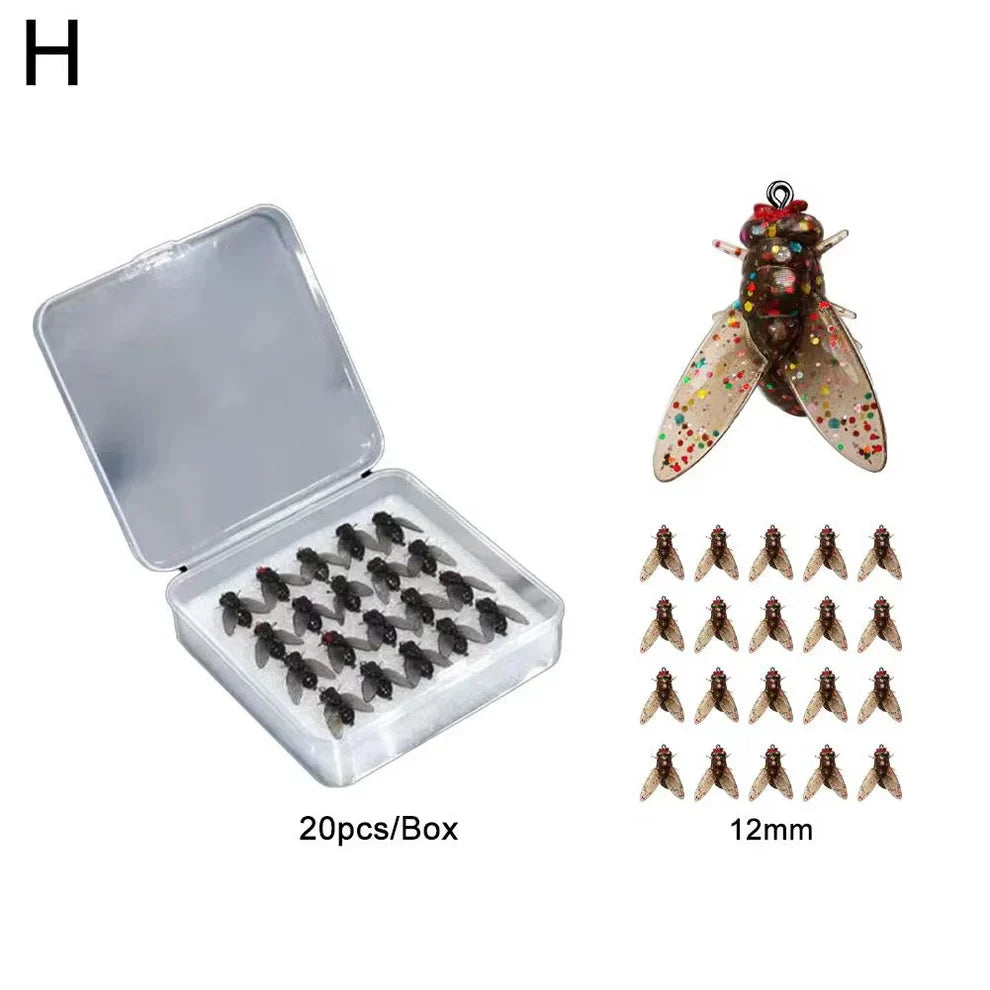 RoboFlies- My Realistic Flies for Big Catches! 🐟🎣 (Box of 20 flies)