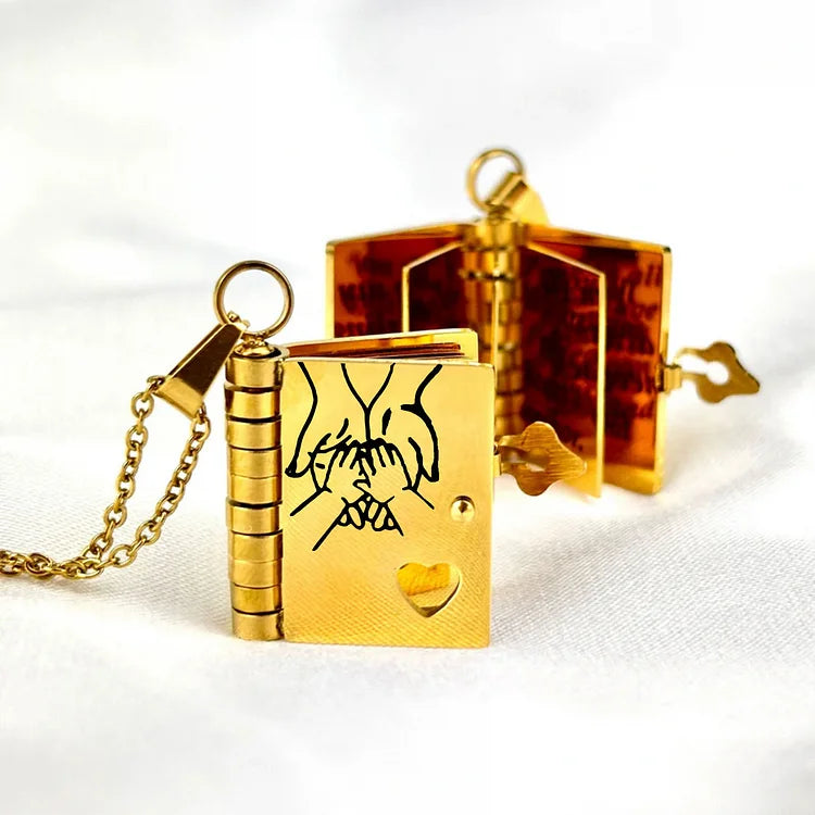 Daughter's Treasured Book Necklace