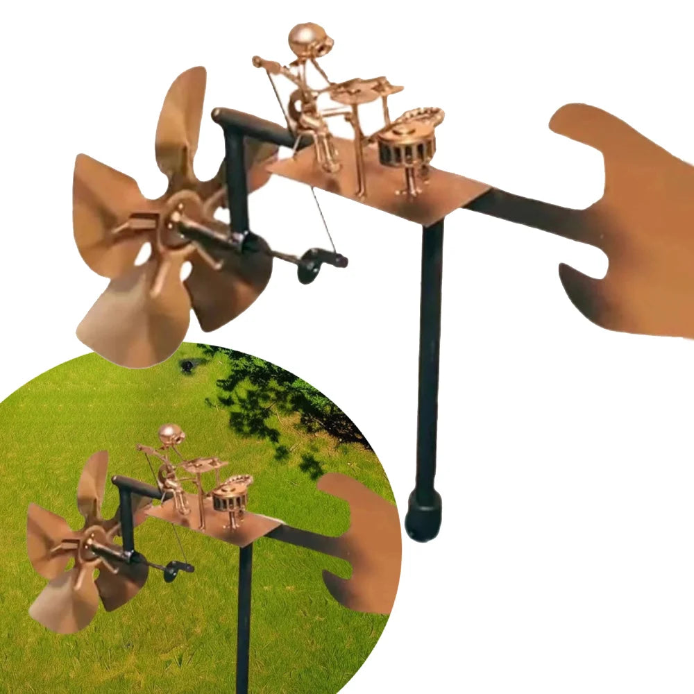 WindBeat Rockmill | Handmade Metal Music Wind Spinner