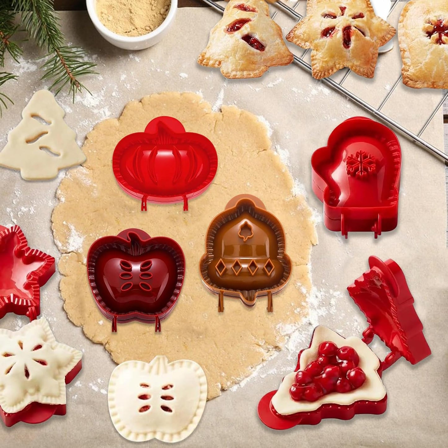 Cute Pocket Pie Molds Set