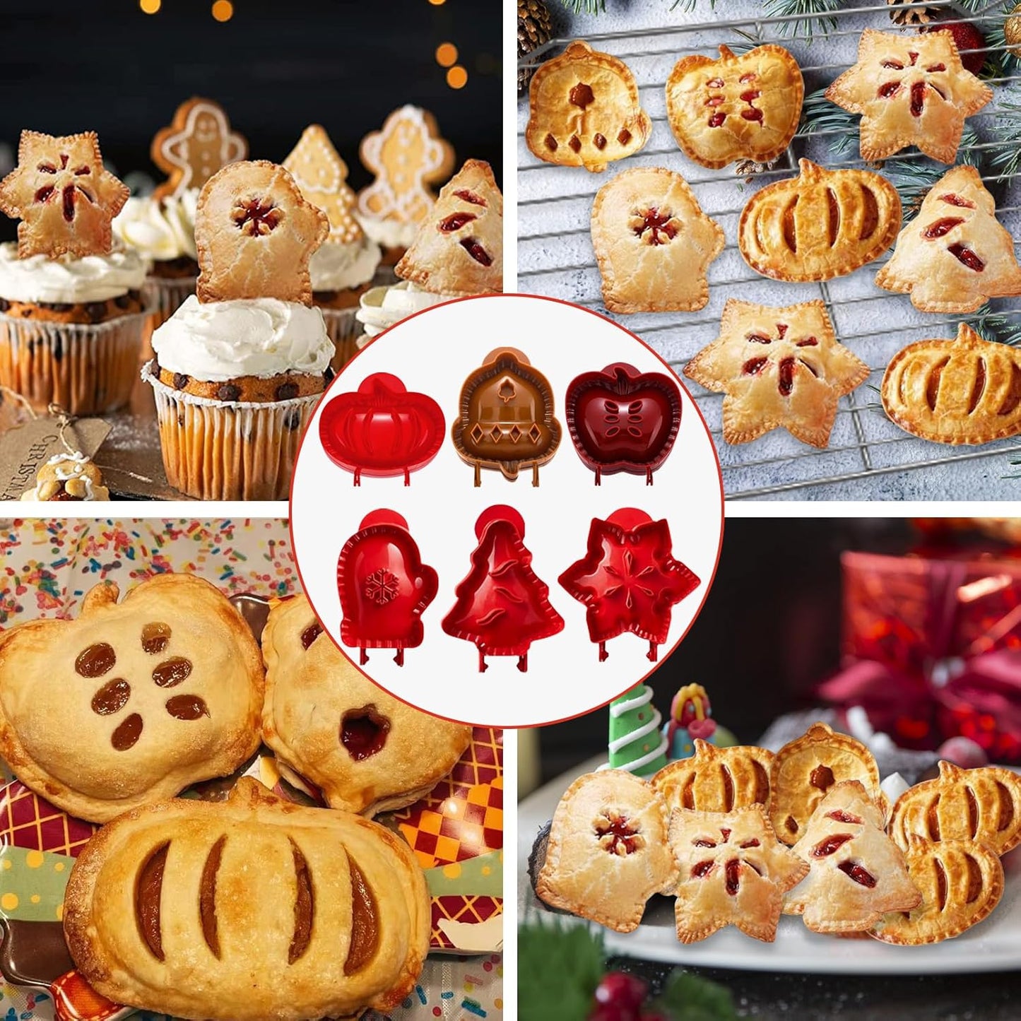 Cute Pocket Pie Molds Set
