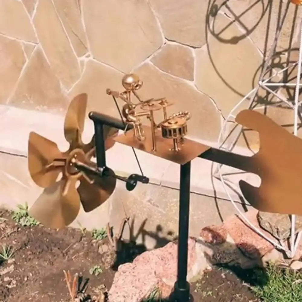 WindBeat Rockmill | Handmade Metal Music Wind Spinner