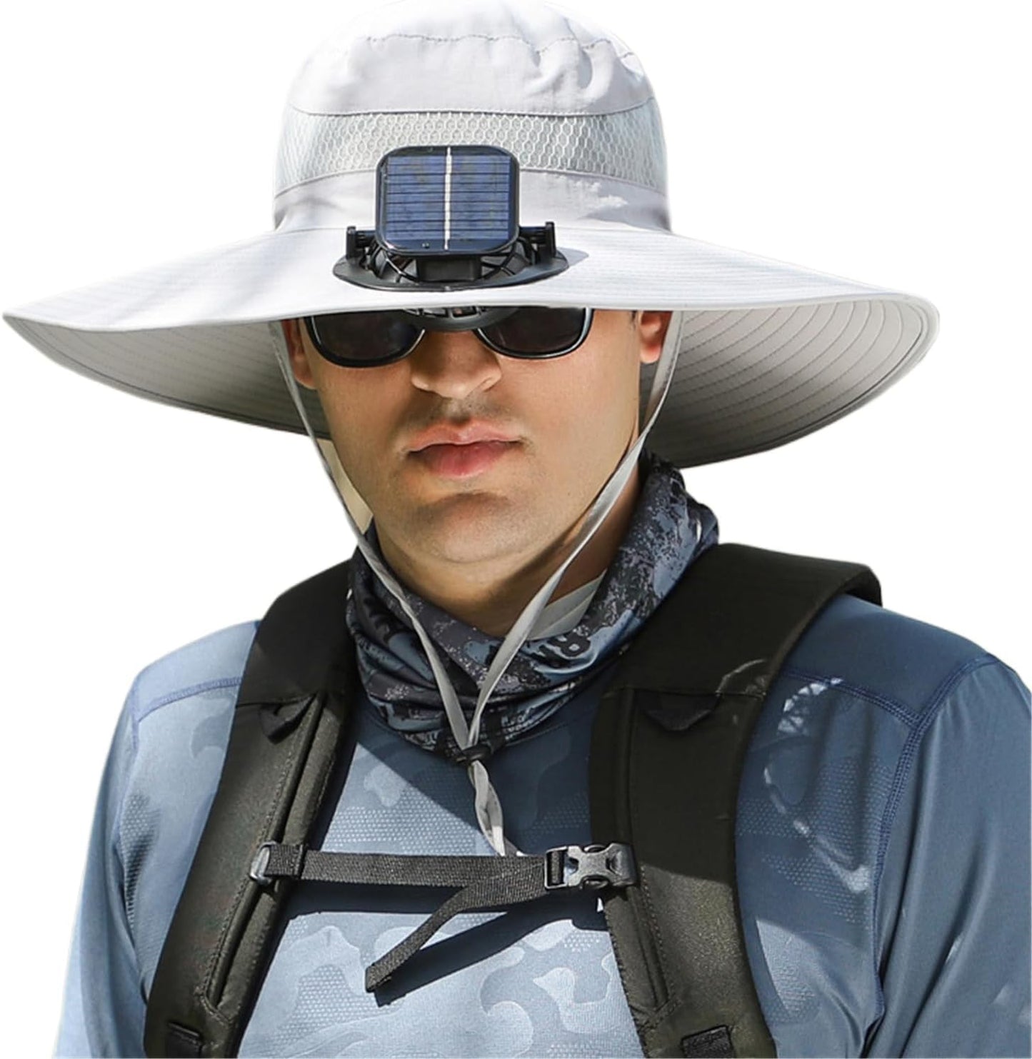 Breezy Solar Fan Hat