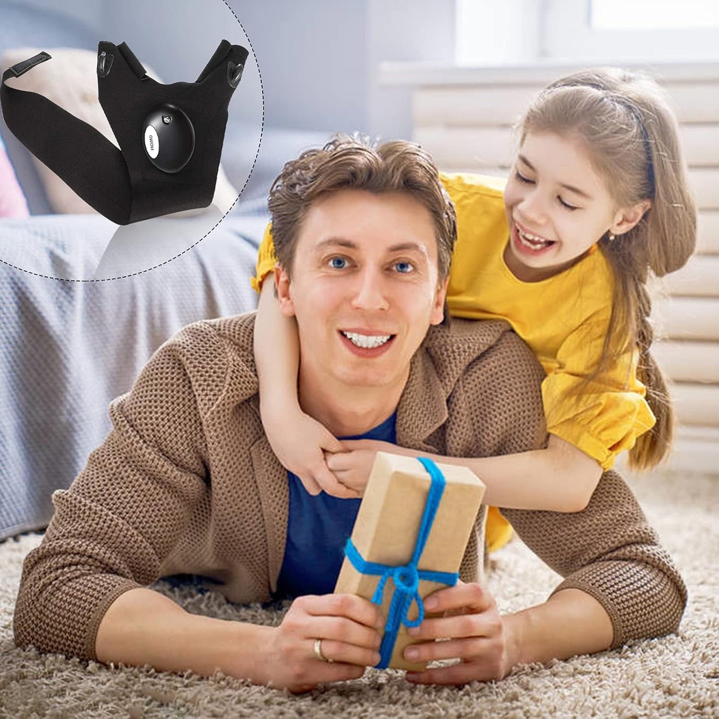 Hands-Free LED Flashlight Gloves