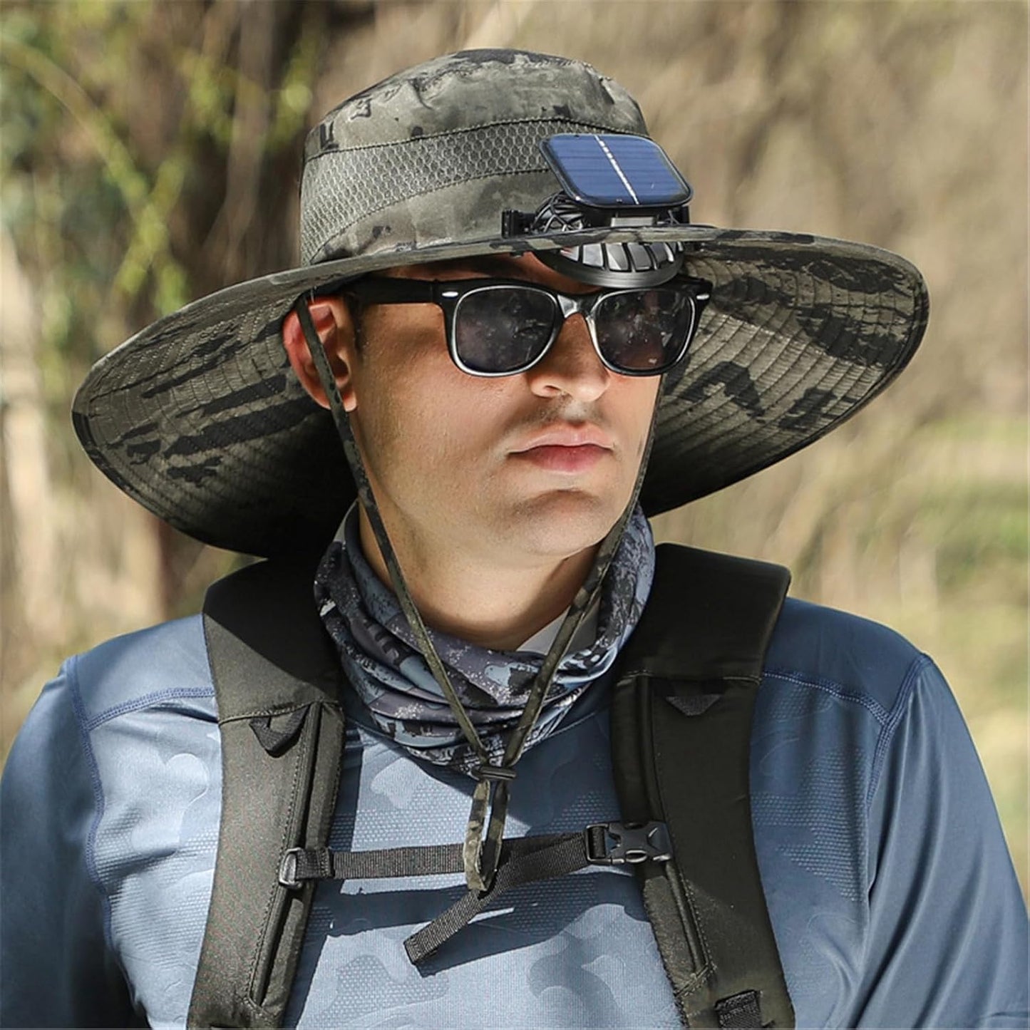 Breezy Solar Fan Hat