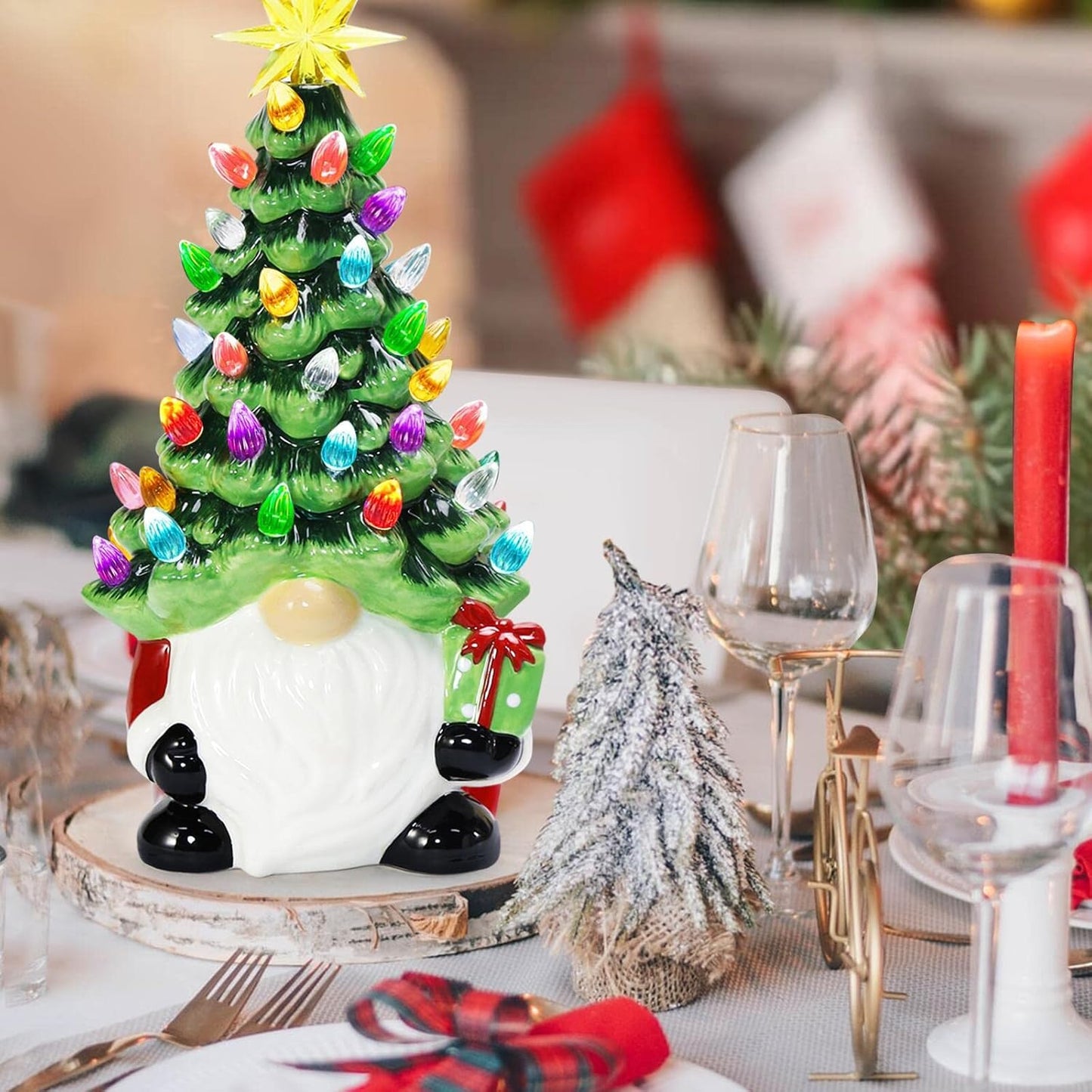 Gnome Glow Christmas Tree