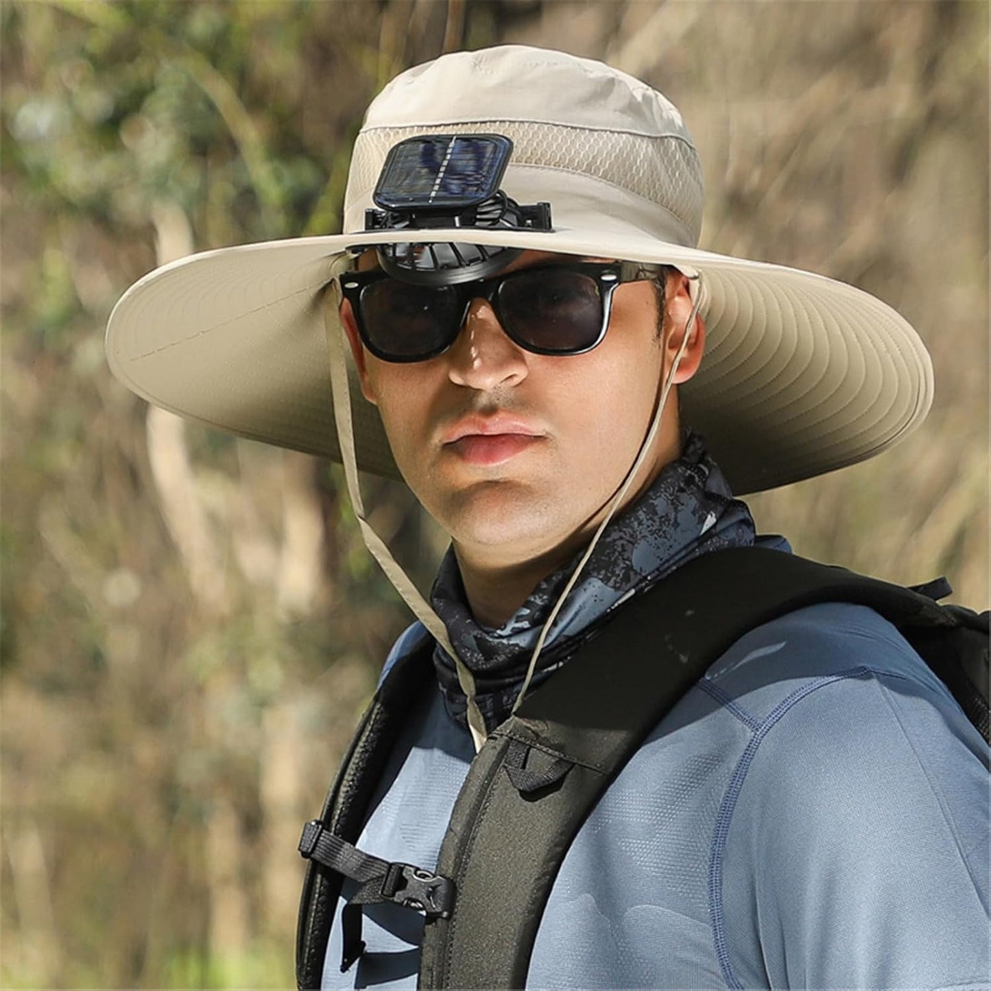 Breezy Solar Fan Hat