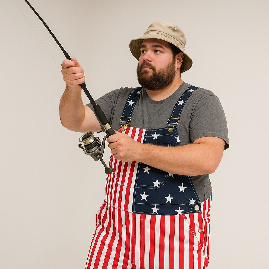 Patriotic Flag Overalls