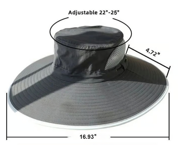 Breezy Solar Fan Hat
