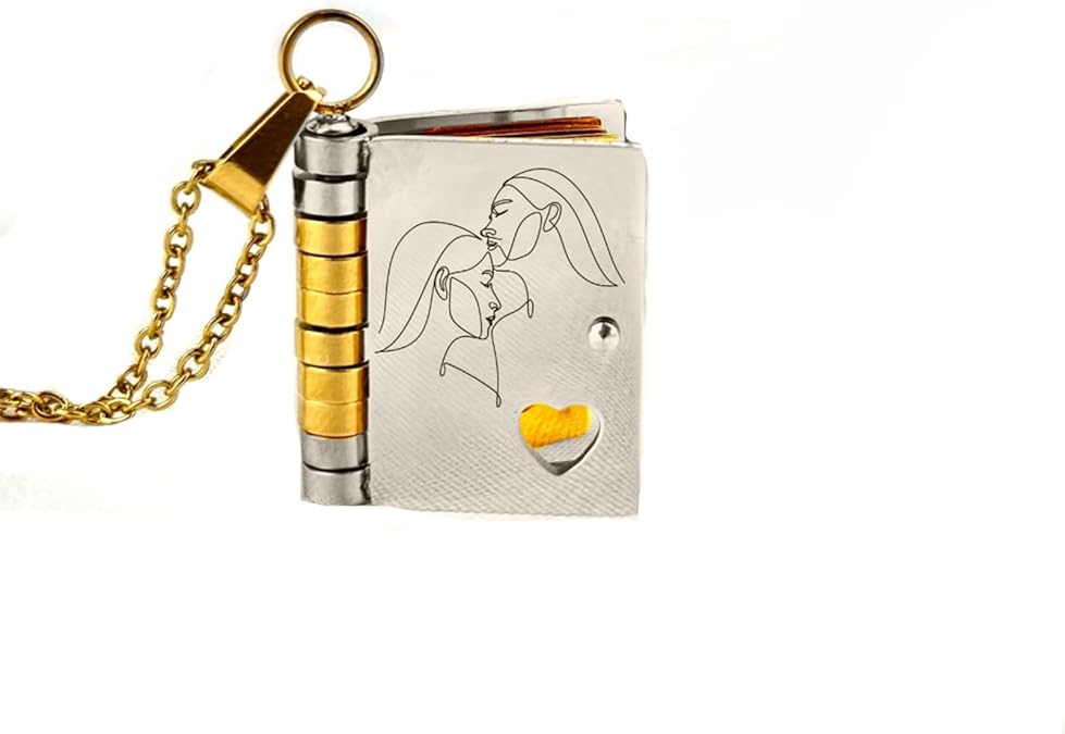 Daughter's Treasured Book Necklace