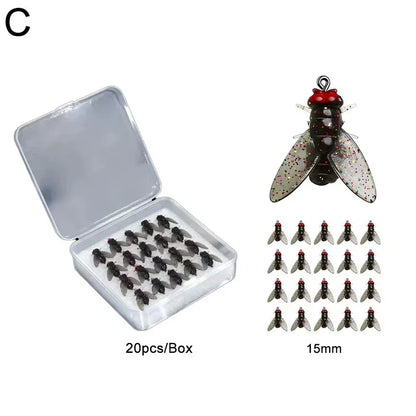 RoboFlies- My Realistic Flies for Big Catches! 🐟🎣 (Box of 20 flies)