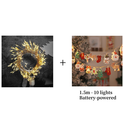 Twinkle Copper Glow Lights