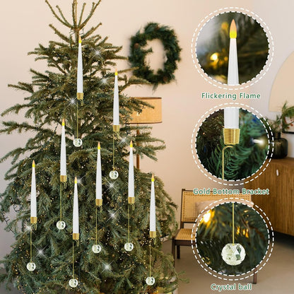 Remote Control Christmas Candle Lights (6 Pcs Led Candles)