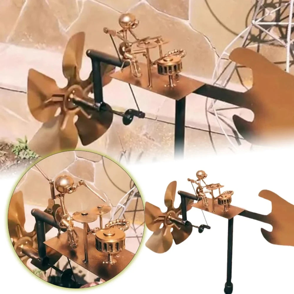 WindBeat Rockmill | Handmade Metal Music Wind Spinner