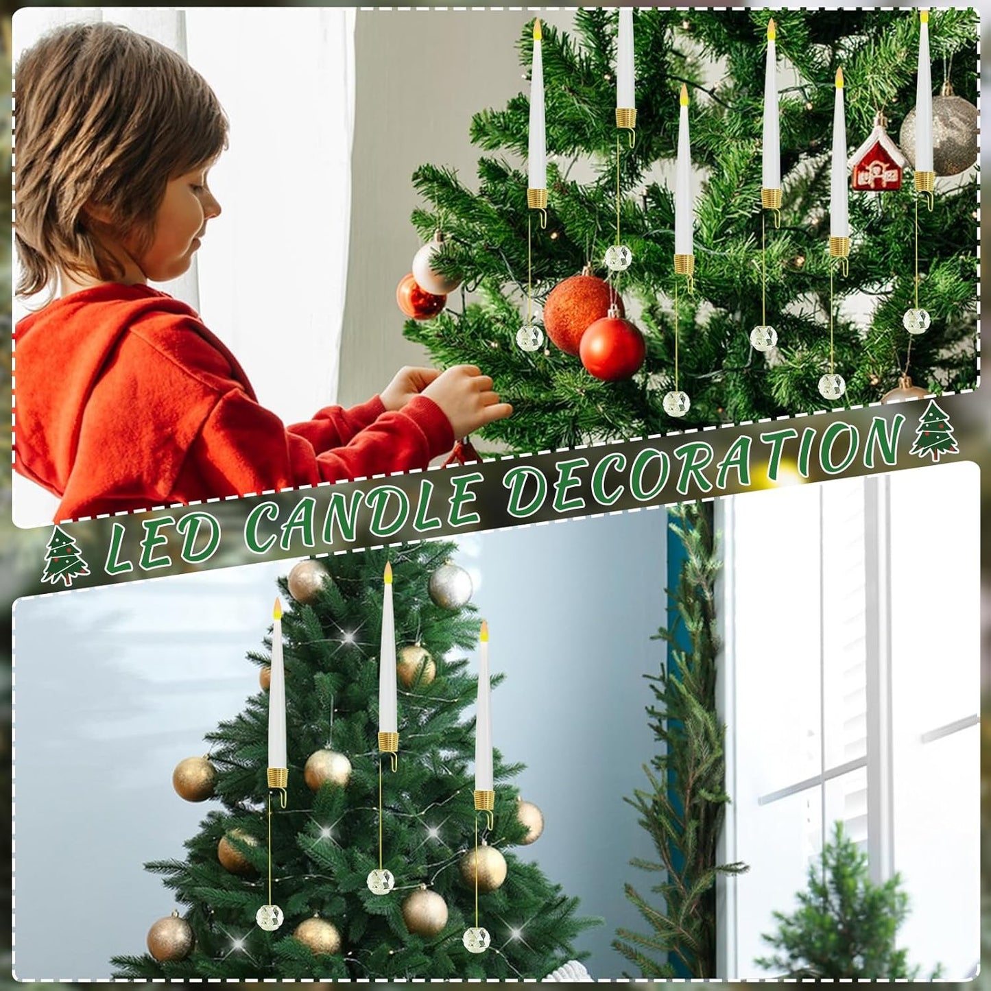 Remote Control Christmas Candle Lights (6 Pcs Led Candles)