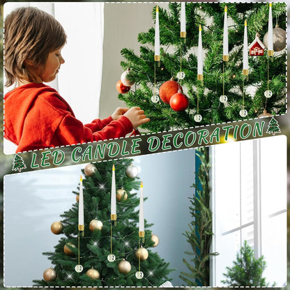 Remote Control Christmas Candle Lights (6 Pcs Led Candles)