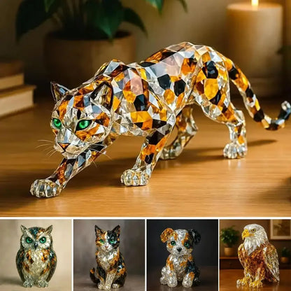 Crystal Animal Art Sculpture