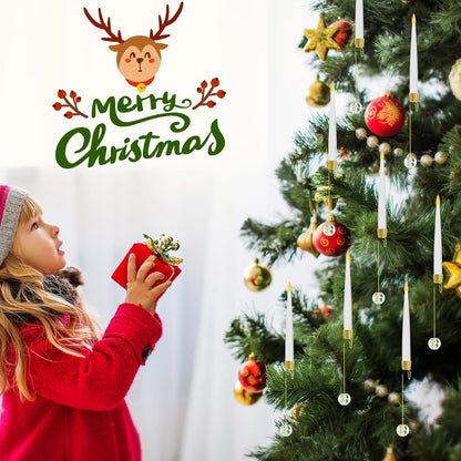 Remote Control Christmas Candle Lights (6 Pcs Led Candles)