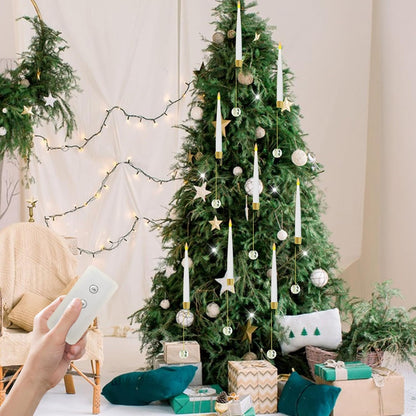 Remote Control Christmas Candle Lights (6 Pcs Led Candles)
