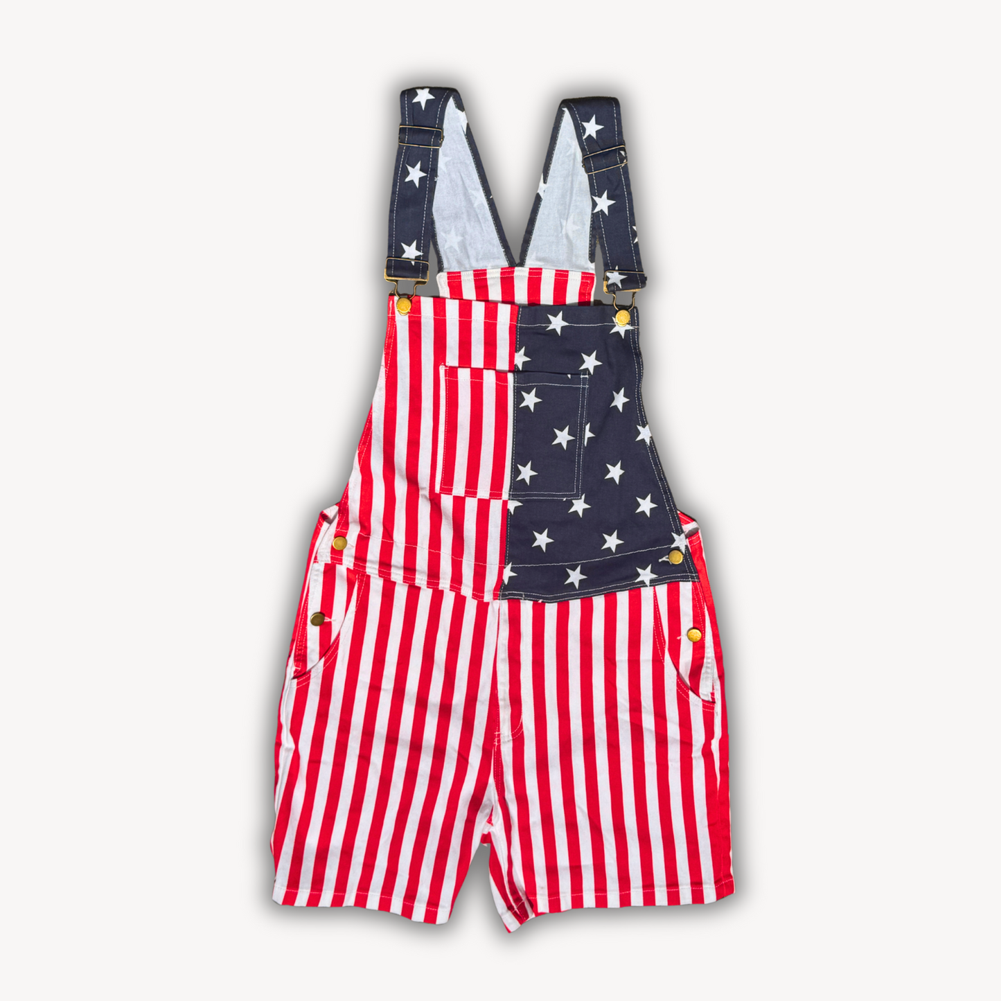 Patriotic Flag Overalls