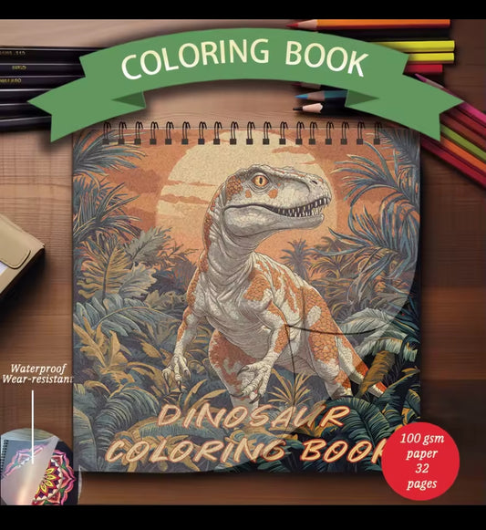 Keep the Dino Fun Going – Add the Dinosaur Coloring Book!